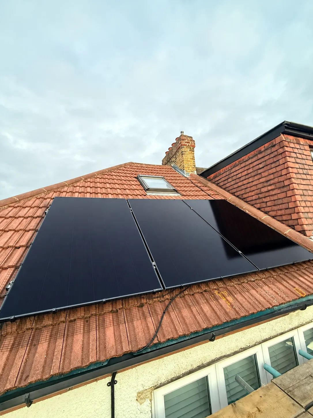 Completed ECONEXIS solar panel installation in Essex