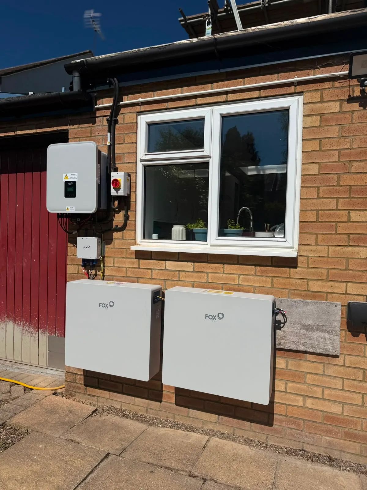 Completed ECONEXIS solar panel installation in Central Bedfordshire